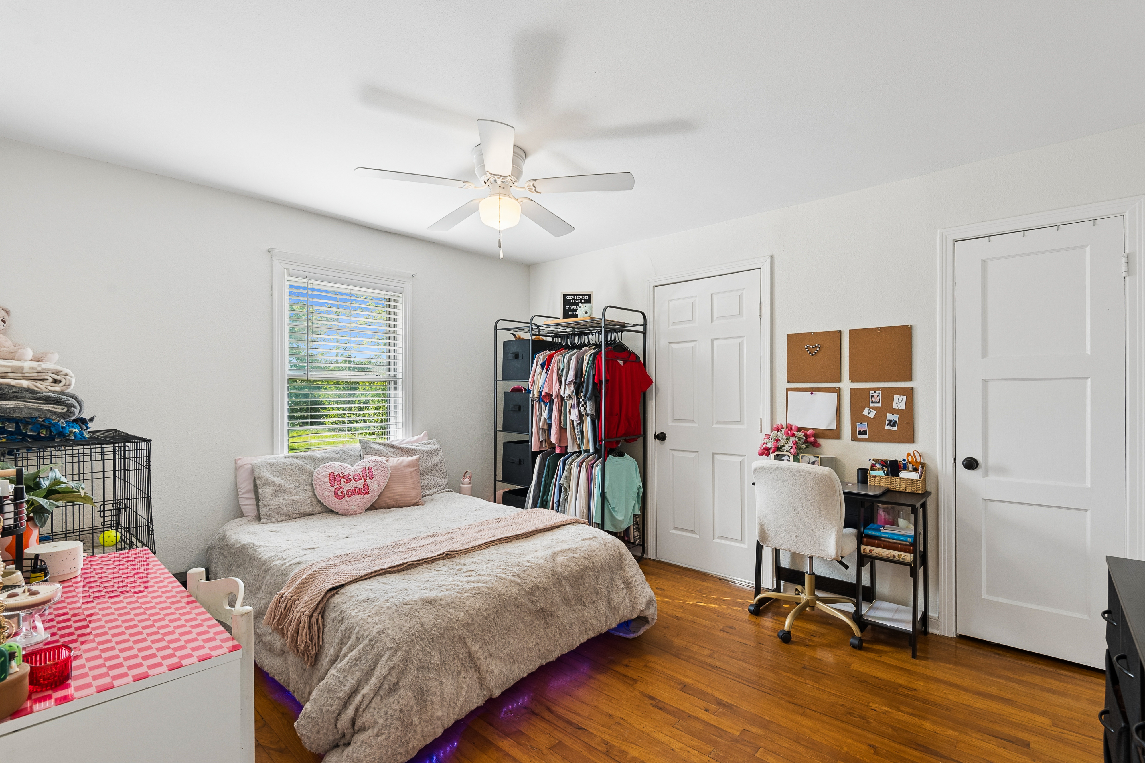 Bedroom at 2821 S Hills Ave Fort Worth rental home