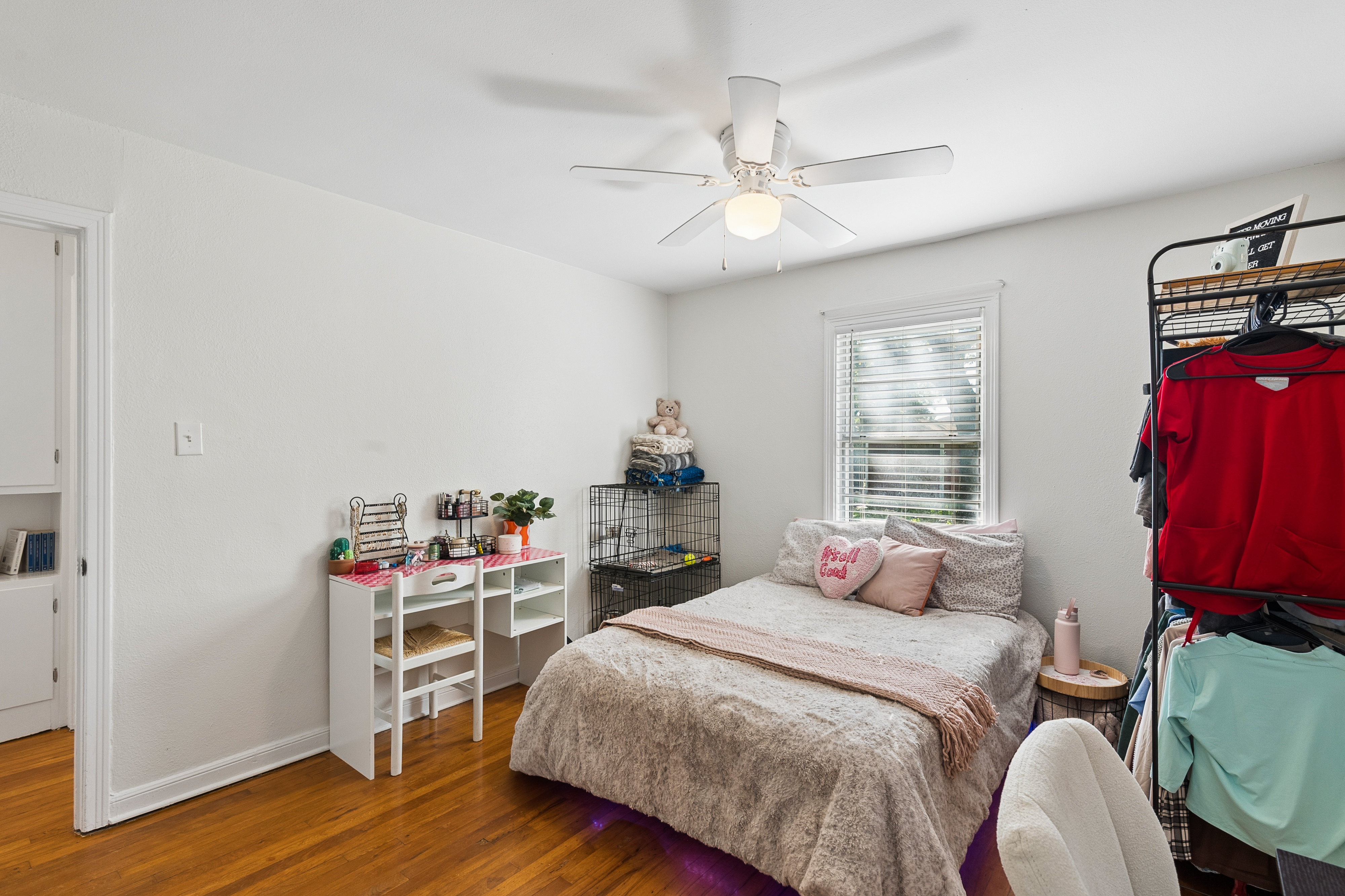 Bedroom at 2821 S Hills Ave Fort Worth rental home