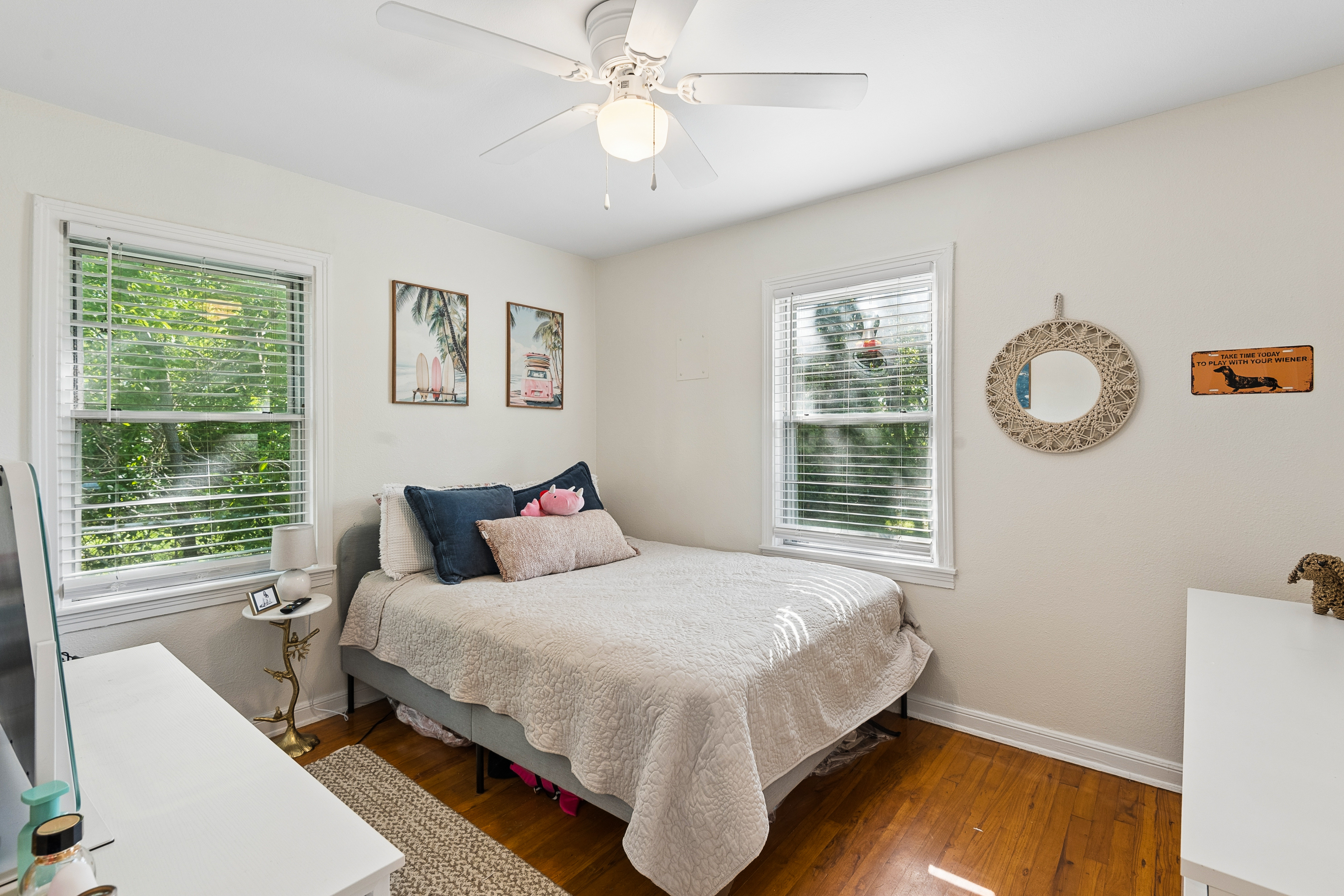 Bedroom at 2821 S Hills Ave Fort Worth rental home