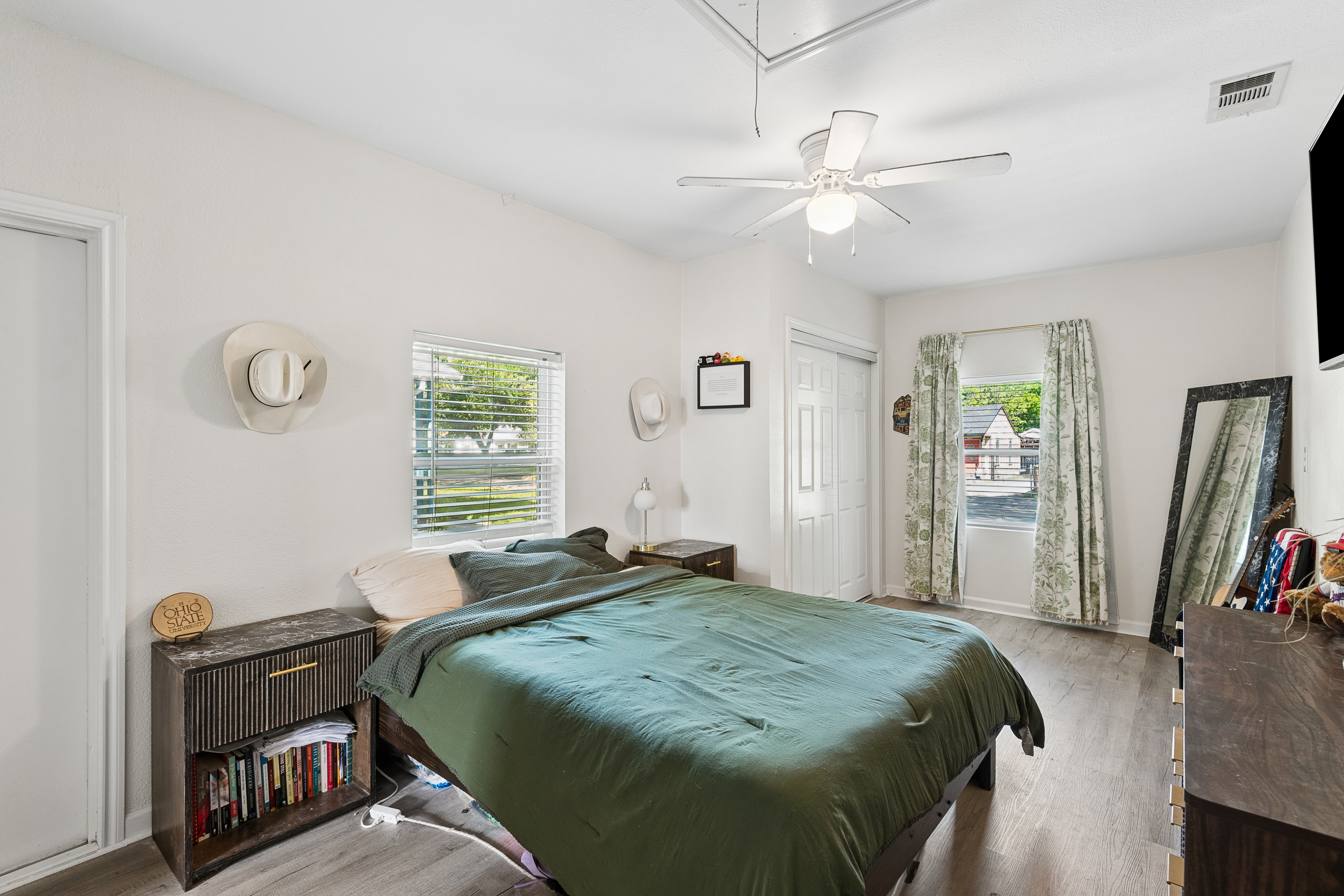 Bedroom at 2821 S Hills Ave Fort Worth rental home