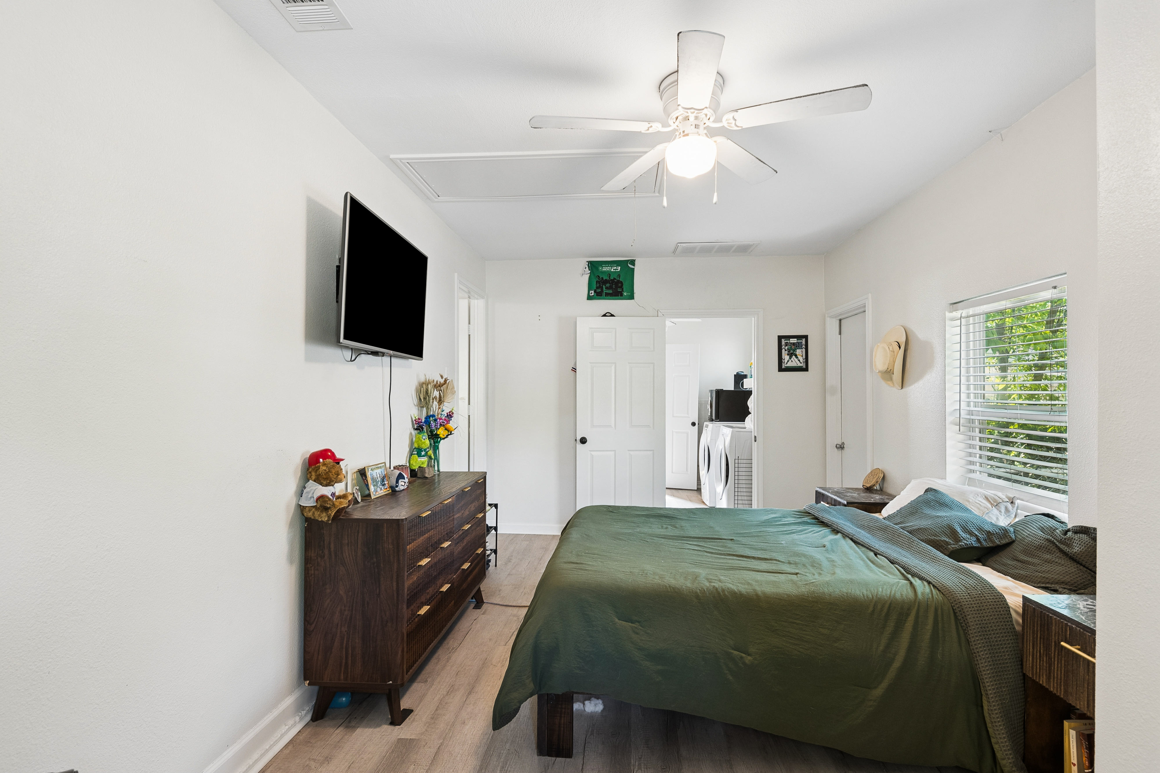 Bedroom at 2821 S Hills Ave Fort Worth rental home
