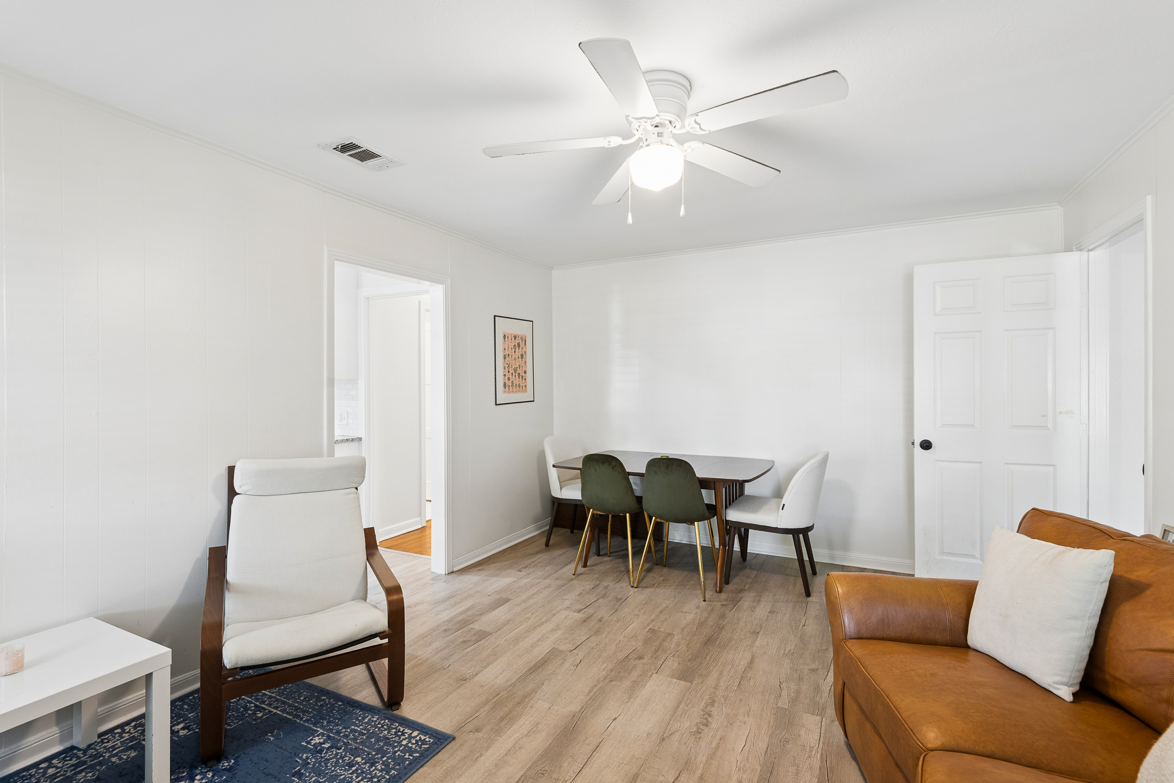 Living room with hardwood floors at 2821 S Hills Ave
